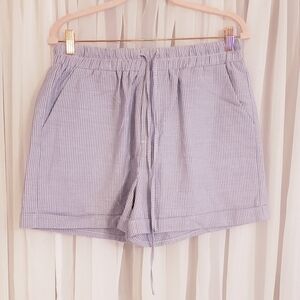 DOE & RAE STRIPED SHORTS